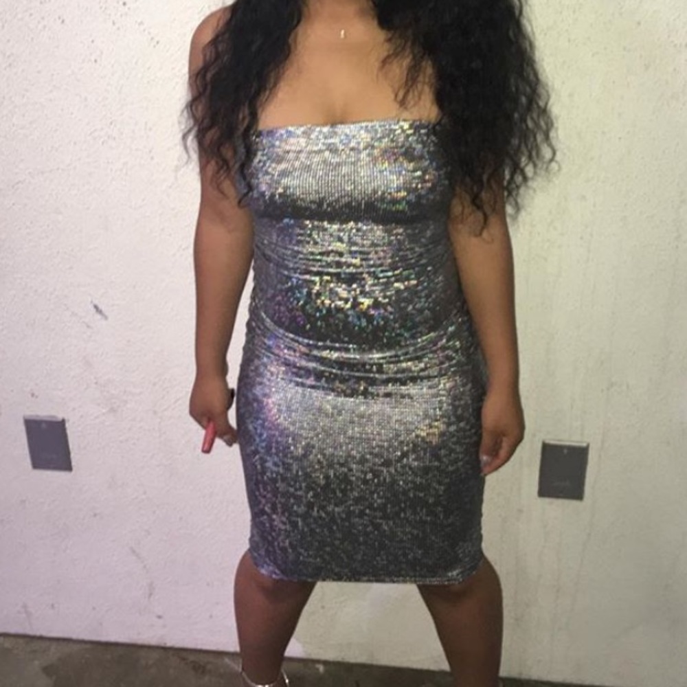 Fashion nova sliver dress